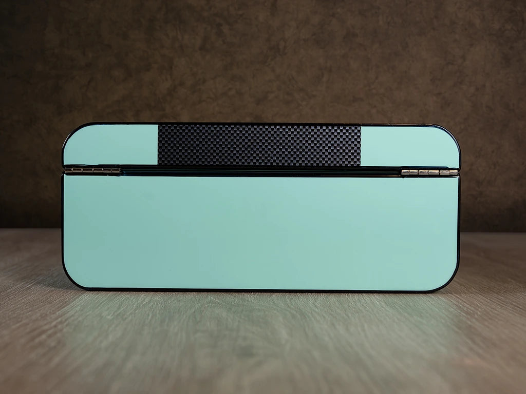 Art Deco Humidor – Teal Blue - Humboldt humidors 